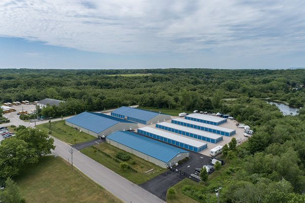 7 storage buildings.