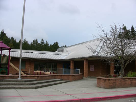 The entrance to school and one of the awesome play parks.