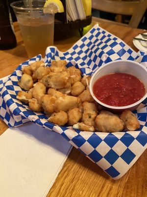 Garlic Cheese Curds YUM!