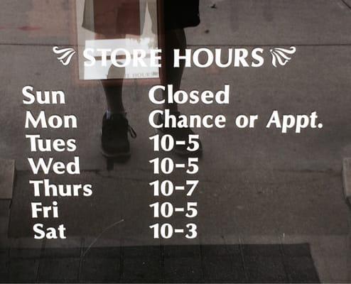 Store Hours