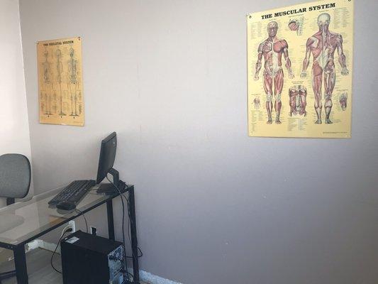 Room 2 first day of acupuncture & hot cupping