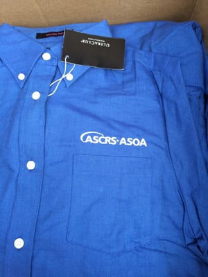 One of many Embroidered Dress Shirts we recently produced for ASCRS ASOA.