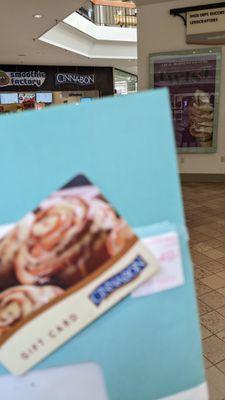 Don't go here with a Cinnabon Gift Card