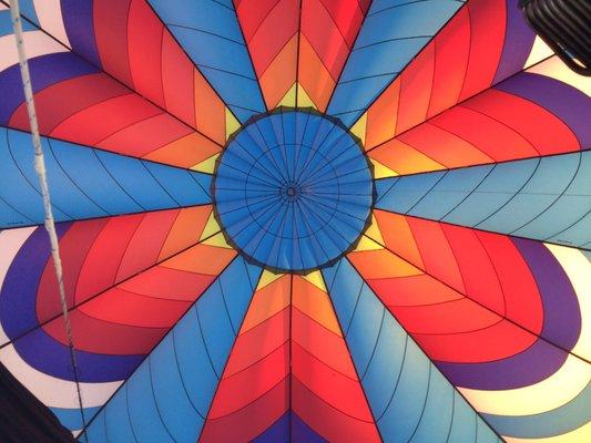 My view from my early-morning balloon ride