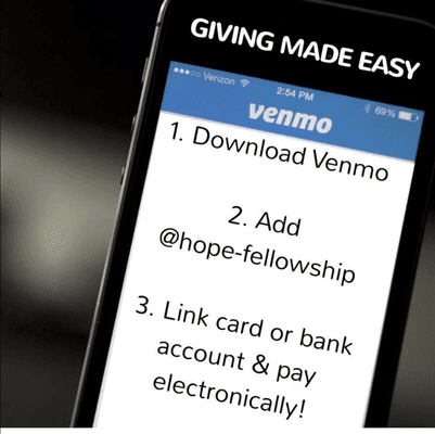 Giving is easy