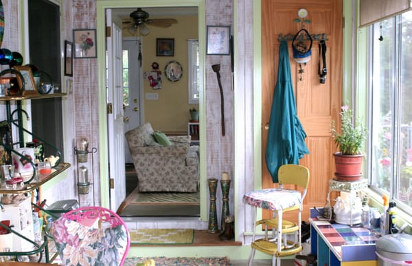 Screened in porch and mudroom addition.