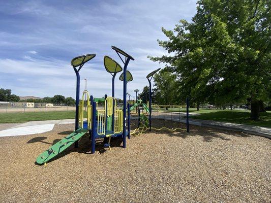 Different view of the smaller playground.