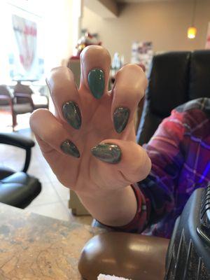 Holographic nails