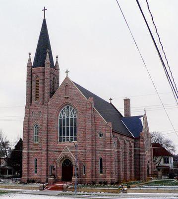 Front of the church