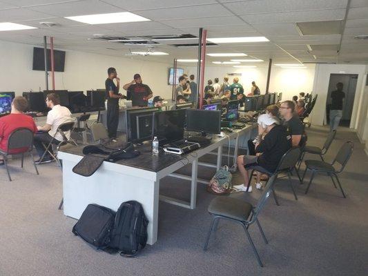 Gaming tournaments available