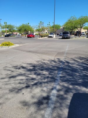 Spacious parking lot - 7/2/22