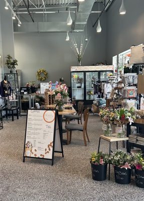 The shop area of Bubbly Boutique