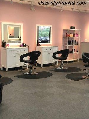 Salon Stations at Elysian Salon and Spa Lenexa, KS