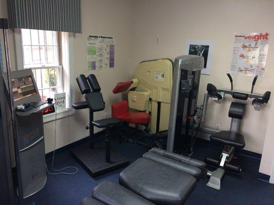 Our state of the art facility features exercise equipment that can help patients of all ages heal/strengthen their musculoskeletal system