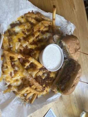 All Star Burger Cheesy Fries with Bacon