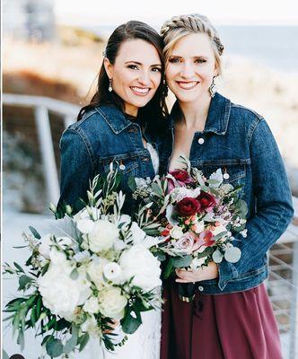 Braided updo for the maid of honor by me