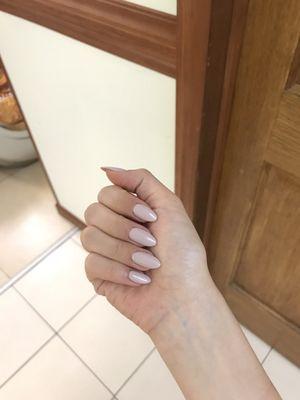 Gel manicure ($25)