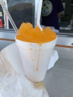 Dreamsicle sno cone