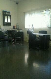 The nail salon part of it