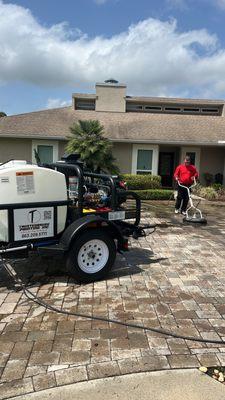 We offer pressure washing at commercial grade standards.