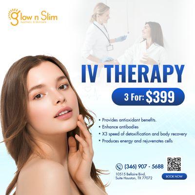 GET IV THERAPY NOW with Promotion @ Glow