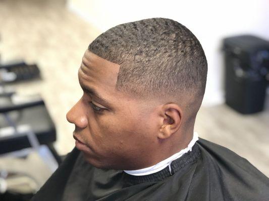 Low/Med Bald Fade