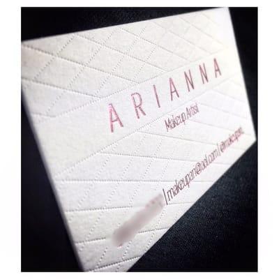 Luxe Collection: High-end business cards printed on 100% cotton paper with custom embossing and foiling