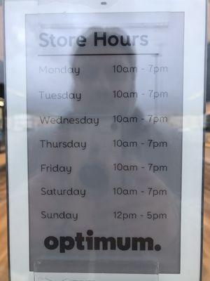 Store Hours