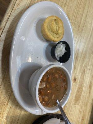 Beans and cornbread