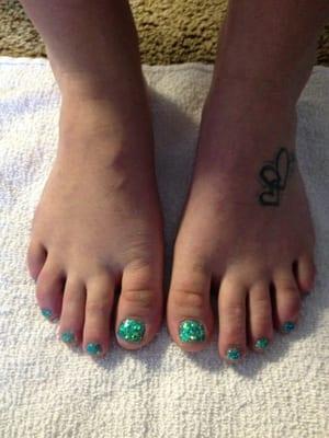 Glitter Toes $10