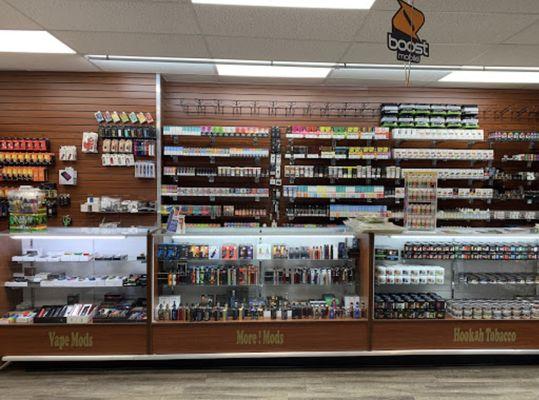 Large selection of Vape mods and disposable Vape's