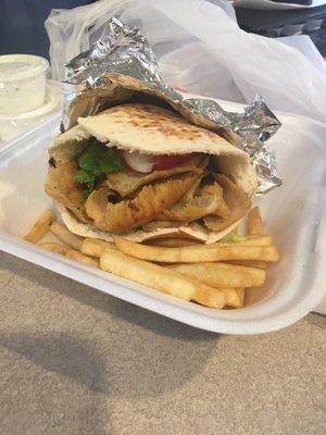 Chicken gyro