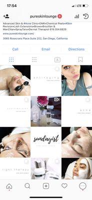 Follow us on IG! @pureskinlounge