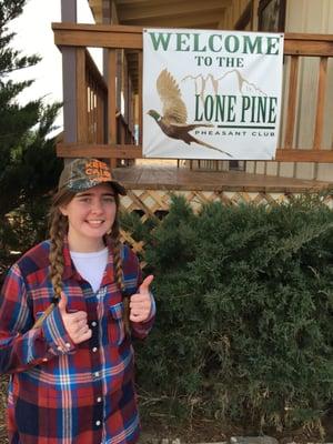 My girl's first pheasant hunt.