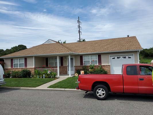 New roof, Siding, gutters, and windows