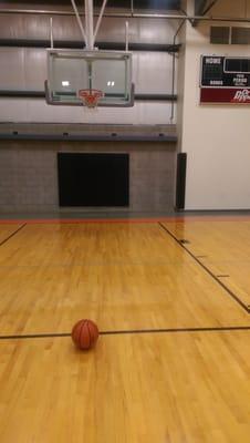 Indoor Basketball court!