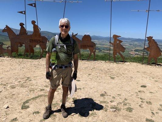 Well known photo op on the Camino.