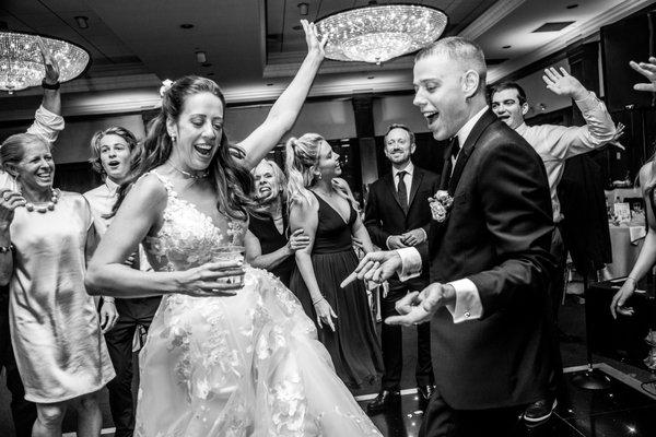 Bride dancing with her brother!