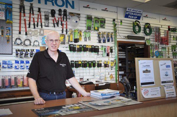 Counter guy Steve - ready to answer all your questions!