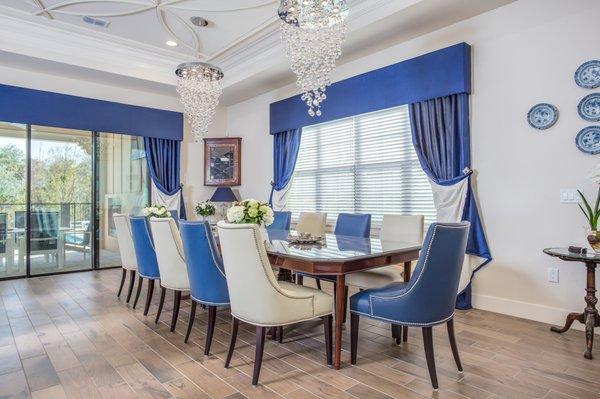 Orlando vacation rental homes - 12 Bedroom resort home dining area