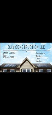 DJ'S Construction Roofing Siding & Framing