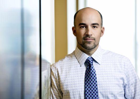 Male architect portrait in the firms office