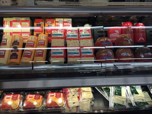 Lots of selections in the deli section.