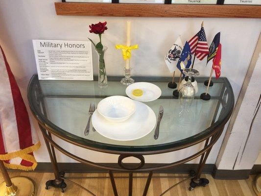 POW-MIA table