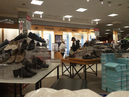 The shoes  department  at boscov's