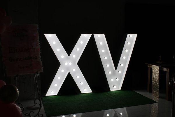 8 feet tall marquee letters