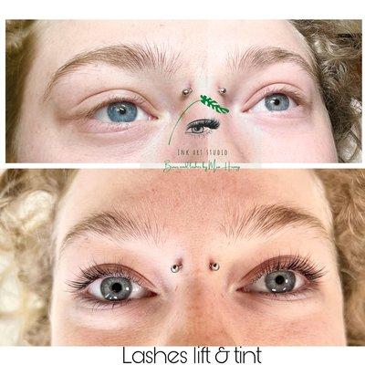 Lashes lift & tint