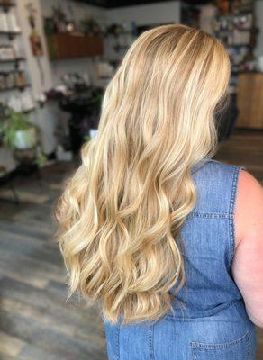 Katherine does a gorgeous job with balayage. She talks with you about your hair goals and suggests the right services to get you there.