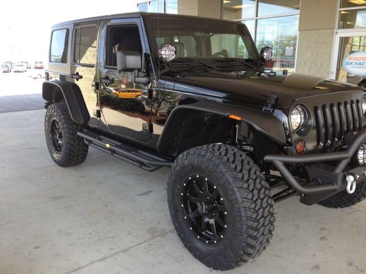 Another view of the awesome Jeep that GCC customized!