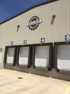 Shipping, loading dock area.